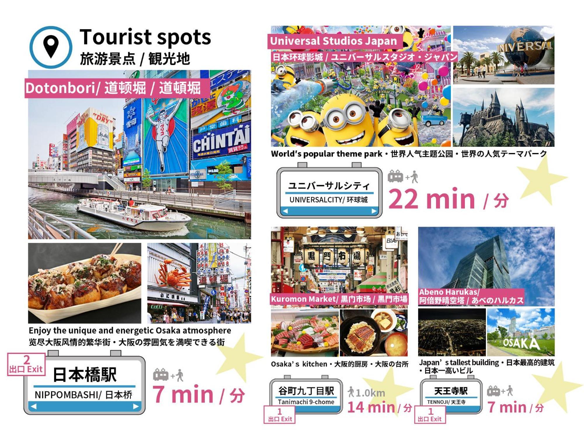 Bijou Suites Tohei 大阪 外观 照片